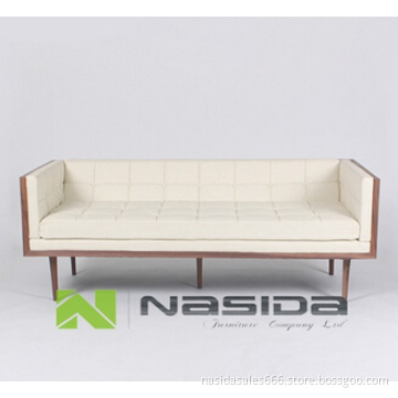 Replica 210# full leather and walnut Autoban wants box sofa